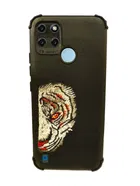 Synthetic Pu Leather Back Cover For Realme Rmx3261 / C21Y 