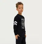 Cotton Blend Printed Sweatshirt for Kids 