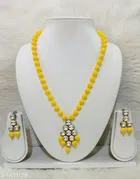 Alloy Necklace with Earrings for Women 