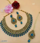 BJ JEWEL ALLOY & PEARL JEWELLERY SET FOR WOMEN'S