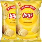 Lays Classic Salted Potato Chips, 2X50 g (Set Of 2)