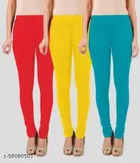 Cotton Legging For Women, Multicolour, 