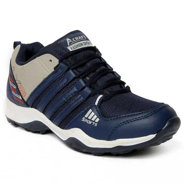 Men's Running Shoes (Blue, 10) (V-80)