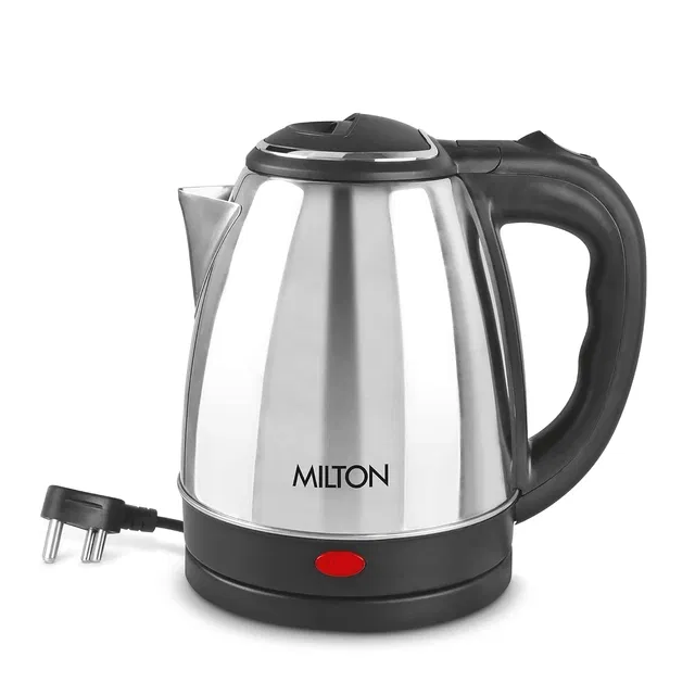 MILTON GO ELECTRO Electric Kettle (1.5 L, Silver, Pack of 1)