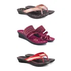 Combo of Heels & Slippers for Women 