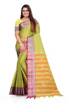 New Fancy Cotton Festive Sarees 