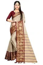 Cotton Embellished Saree for Women 