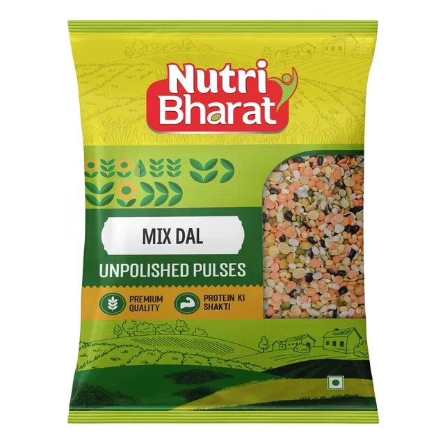 Nutri Bharat Unpolished Mix Dal 1 Kg