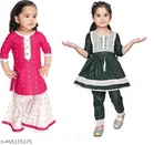 Rayon Kurta Set for Girls 