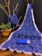 Georgette Printed Saree for Women 