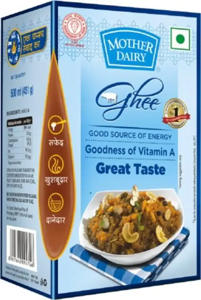 मदर डेरी भैंस का घी 500 ml