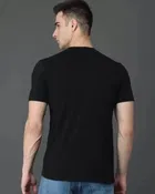 Round Neck Logo Print T-Shirt for Men 