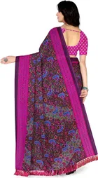 Georgette Printed Saree for Women 
