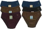 Cotton Blend Briefs for Women, Multicolour, Pack of 6 