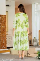 Rayon Kurti for Women, Green 