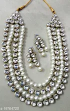 Princess Fancy Jewellery Set for Women & Girls, White