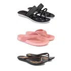 Combo of Flats with Slippers for Women 