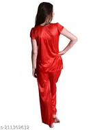 Satin Nightsuit Set for Women 