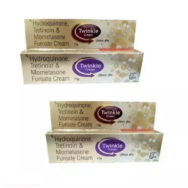 Twinkle Face Cream (15 g, Pack of 2)