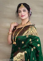 Banarasi Silk Zari Woven Saree for Women 