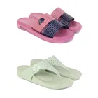 Combo of Sliders & Slippers for Women 