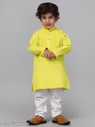 Cotton Kurta with Pyjama for Boys 
