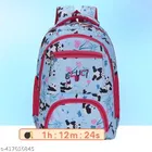 Polyester Backpack Bag, Blue