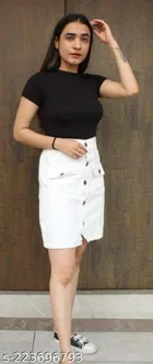 Denim Skirts for Women 