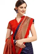 Art Silk  Printed Saree for Women 