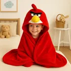 Brandon Baby Hood Towel Angry Bird Red 80x80 cm