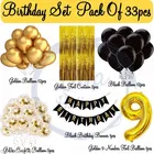 33 Pcs 9th Birthday Decoration kit for Kids, Multicolour, Set of 1