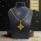 Alloy Pendant with Chain for Women (Gold)