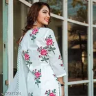 Cotton Printed Kurta with Pant & Dupatta for Women 