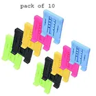 Plastic Mobile Holder (Multicolor, Pack of 10)