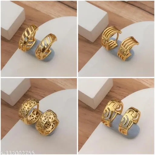 Stylish Stud/Bali/Earrings Combo For Women'S/Girls
