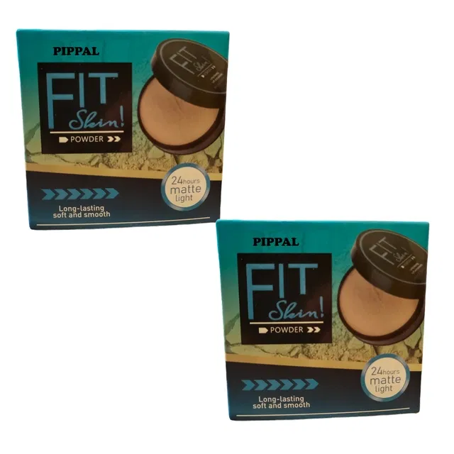 Pippal Fit Skin Powder Compact (20 g, Pack of 2)