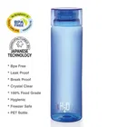 CELLO H2O Round Unbreakable Plastic Water Bottle 1 Liter, Blue