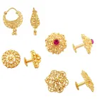 Gold Plated Designer Earrings Set for Women & Girls 