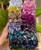 Scrunchies for Women, Pack of 12 