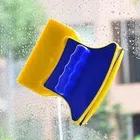 Plastic Magnetic Window Glass Cleaner (Blue & Yellow)