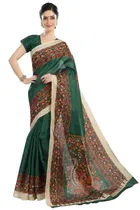 Mysore Silk Printed Saree for Women 
