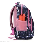 Cotton Blend Backpack Bag, Black