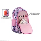 Rubber Backpack Bag, Purple
