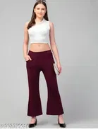 Cotton Blend Trouser for Women 