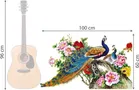 AVV Peacock Birds Nature Wall Sticker 100x60cm