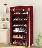 6 Layer Plastic Collapsible Shoe Racks 