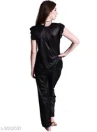 Satin Nightsuit Set for Women 