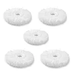 Fabric Spin Mop Refill (White, Pack of 5)