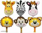 6 Pcs Balloons Decoration Kit, Multicolour, Set of 1