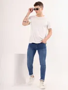 Regular Fit Solid Jeans for Men 